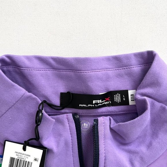 RLX  Ralph Lauren Zip Tech Vest Purple Martin - Picture 4 of 5